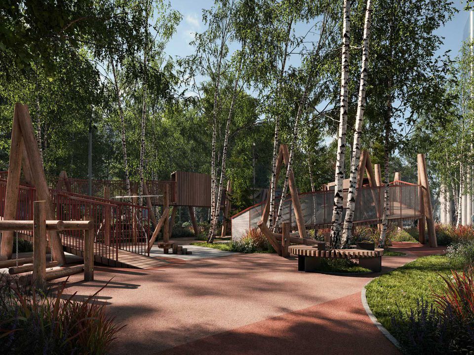 Зеленый сквер