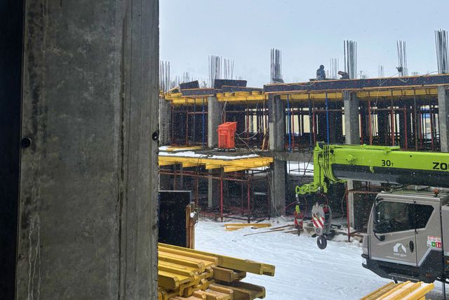 Ход строительства Карлуу