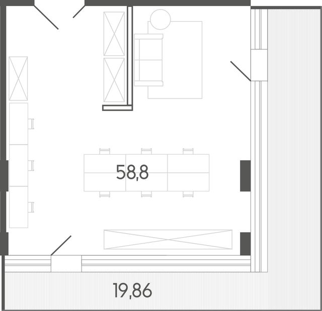 Офис с отделкой