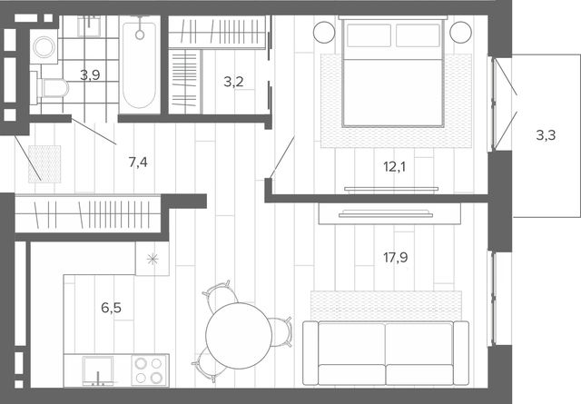 Квартира № 142