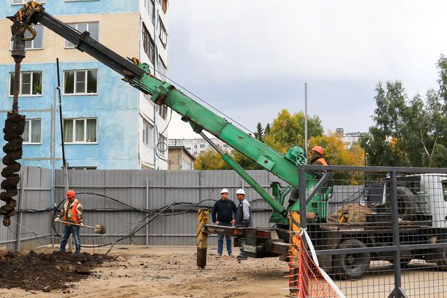 Ход строительства Искра