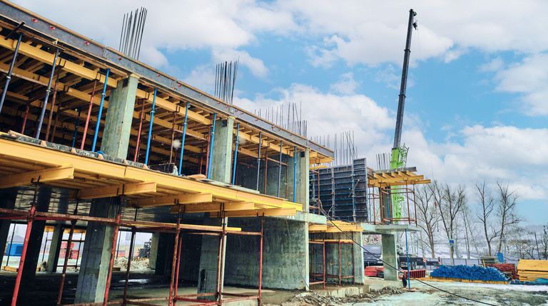 Ход строительства Карлуу