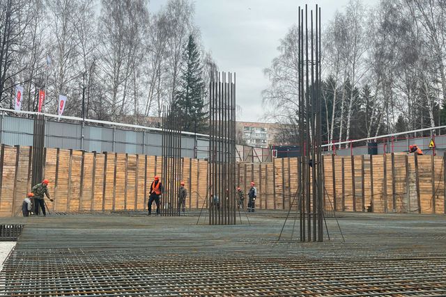 Ход строительства Искра