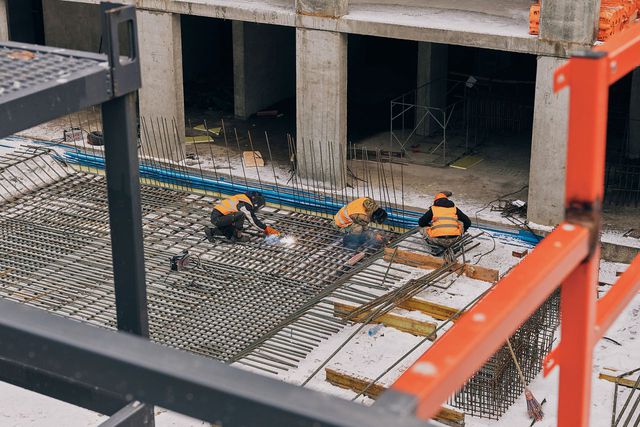 Ход строительства Меланж