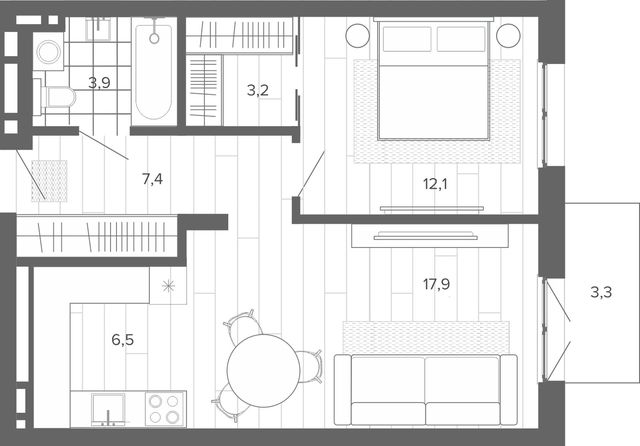 Квартира № 83