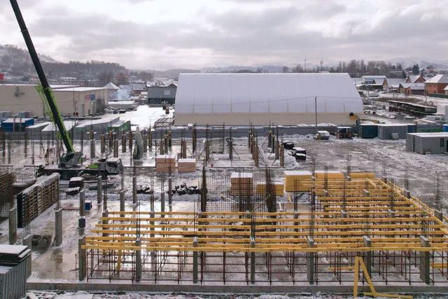 Ход строительства Карлуу