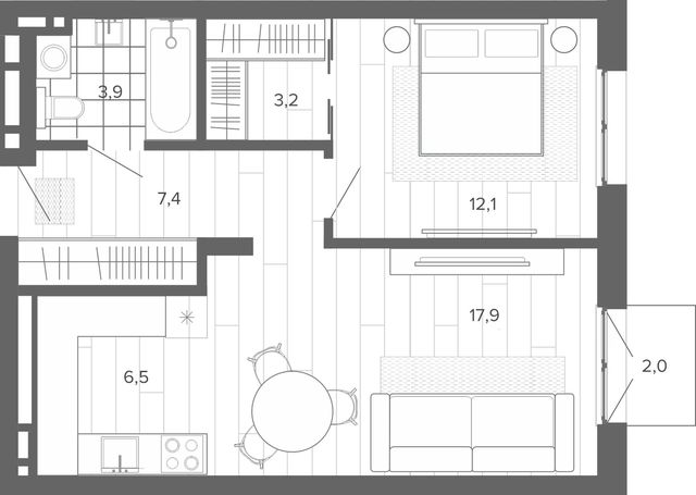 Квартира № 128