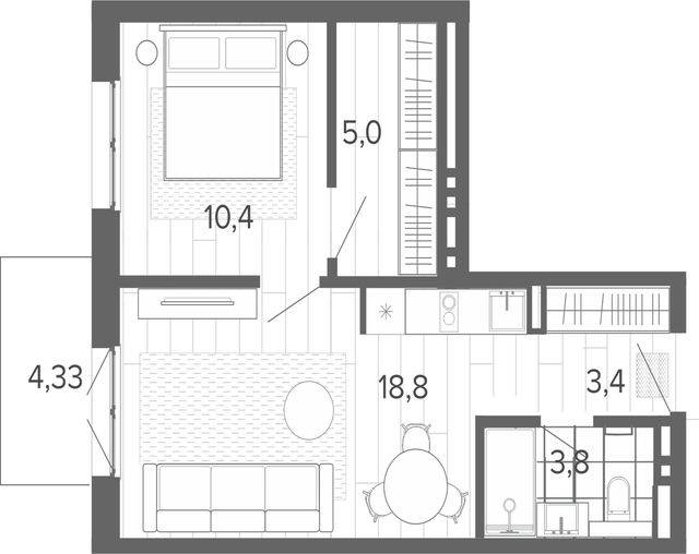 Квартира № 101