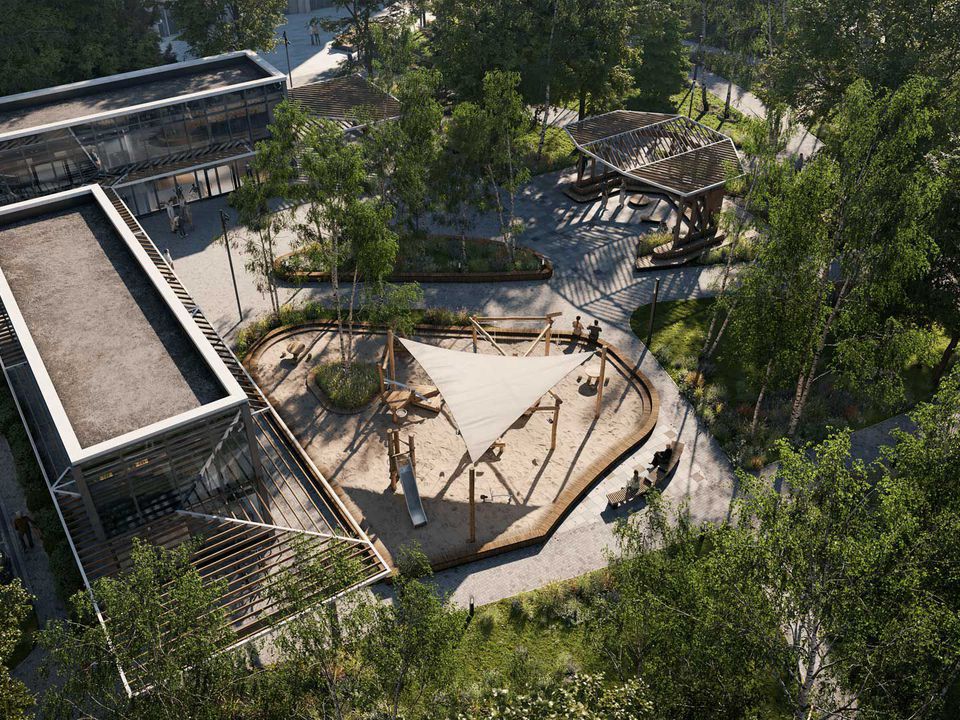 Зеленый сквер