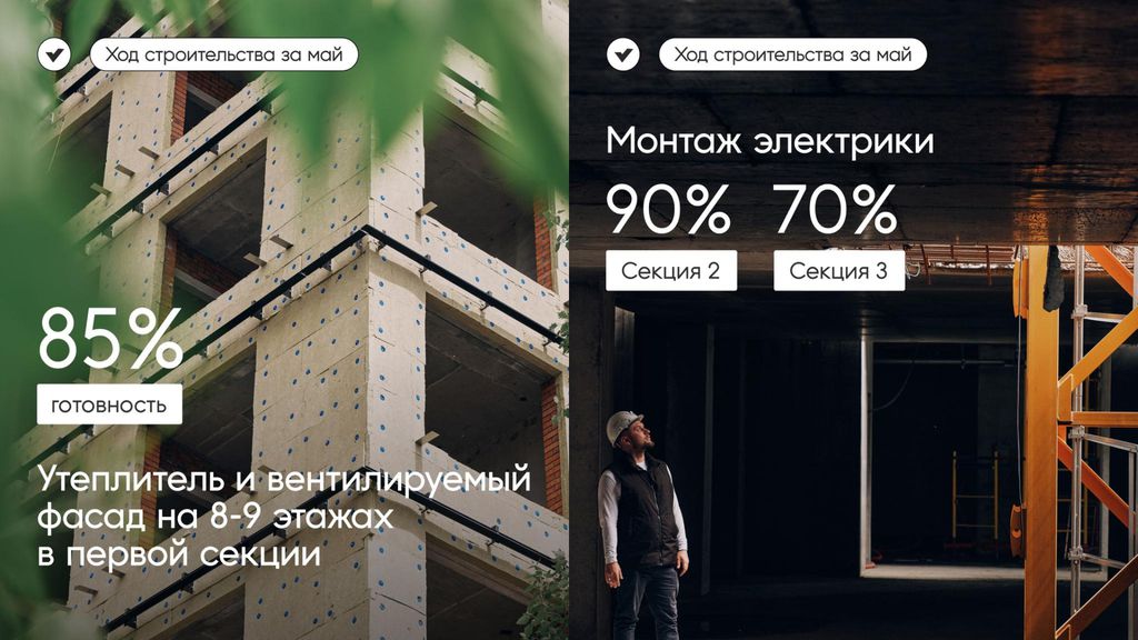 Меланж: итоги строительства за май