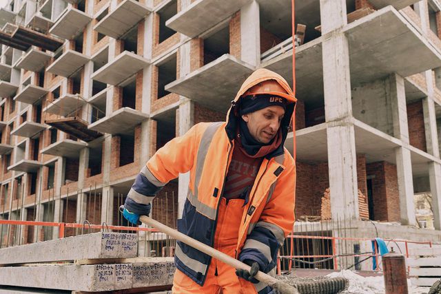 Ход строительства Меланж