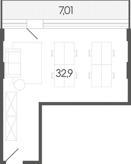 Офис с отделкой