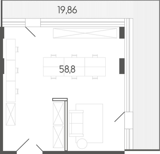 Офис с отделкой