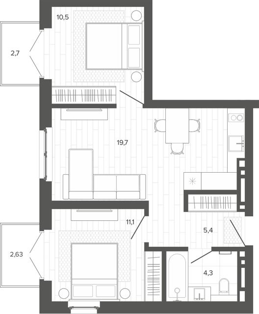 Квартира № 16