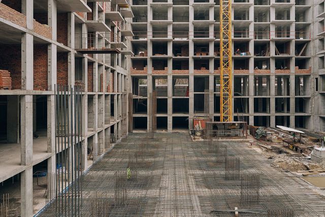 Ход строительства Меланж