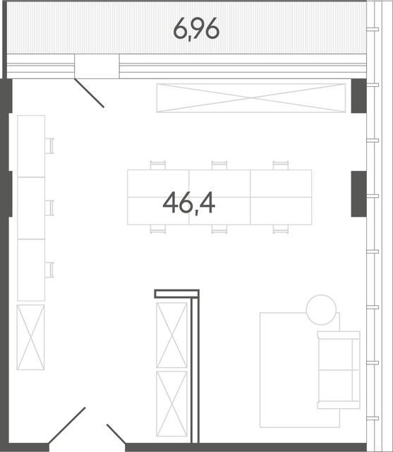 Офис с отделкой