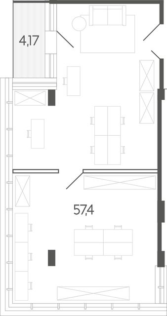 Офис с отделкой