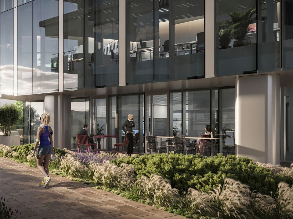 Террасы в комплексе