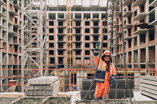 Ход строительства Меланж