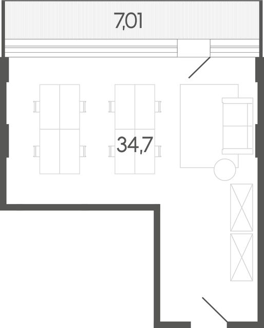 Офис с отделкой