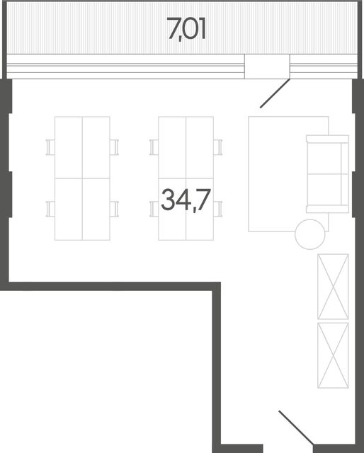 Офис с отделкой